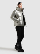  - Image from Khujo | Jacket RINJA2 SHINY ROYAL SILVER