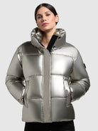  - Image from Khujo | Jacket RINJA2 SHINY ROYAL SILVER