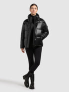  - Image from Khujo | Jacke DEVINA2 SHINY BLACK