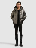  - Image from Khujo | Jacke DEVINA2 SHINY MUD BROWN