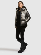 - Image from Khujo | Jacke DEVINA2 SHINY MUD BROWN