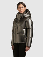  - Image from Khujo | Jacke DEVINA2 SHINY MUD BROWN