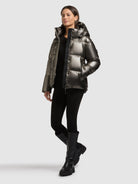  - Image from Khujo | Jacke DEVINA2 SHINY MUD BROWN