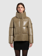  - Image from Khujo | Jacke RINJA2 SHINY CANE BROWN