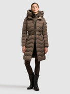  - Image from Khujo | Coat MIRA CANE BROWN