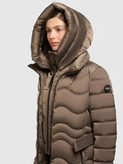  - Image from Khujo | Coat MIRA CANE BROWN