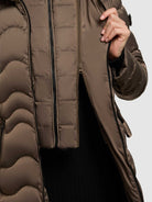  - Image from Khujo | Coat MIRA CANE BROWN