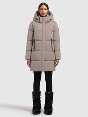 Coat HAYA2 MATT GREIGE