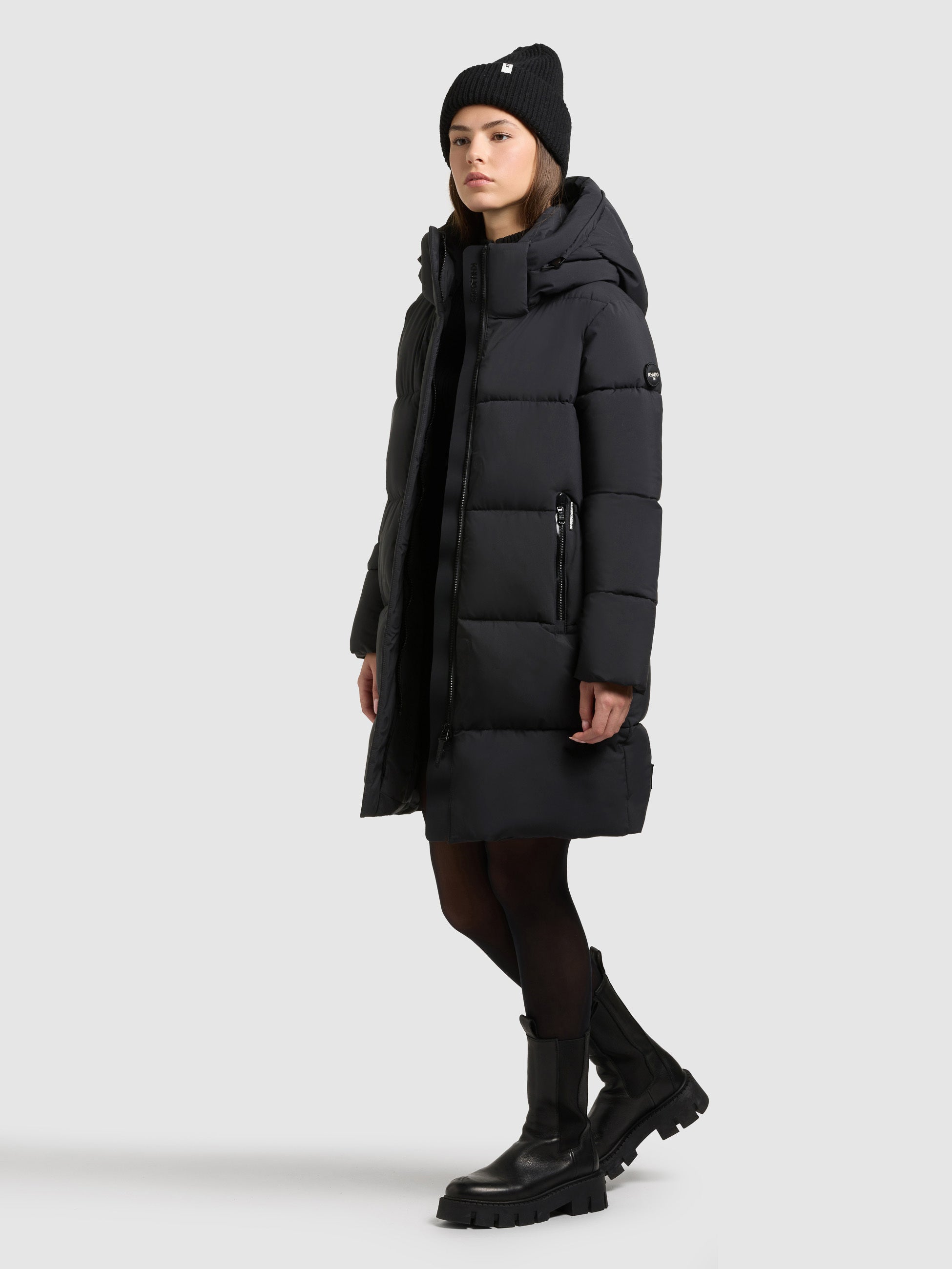 Coat IXIA DULL GREEN – KHUJO