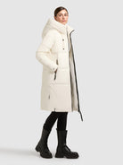  - Image from Khujo | Mantel JASMINE LUNA WHITE