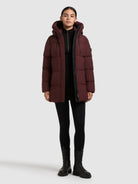  - Image from Khujo | Jacket DROWN MATT MOSCATO RED