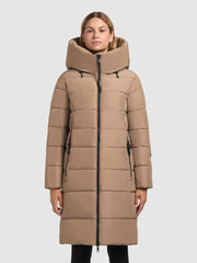Coat JILIAS6 MATT COOKIE BEIGE