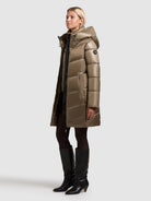  - Image from Khujo | Mantel ADRIANA CANE BROWN