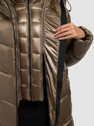  - Image from Khujo | Mantel ADRIANA CANE BROWN