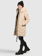  - Image from Khujo | Mantel DARKA3 FEATHER BEIGE