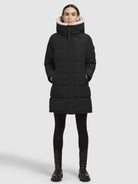  - Image from Khujo | Mantel FALTD TEDDY Schwarz