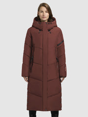 Mantel SONJE6 Dunkelrot