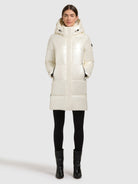  - Image from Khujo | Jacke HAYA SHINY Naturweiß