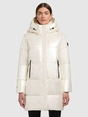 Jacke HAYA SHINY Naturweiß