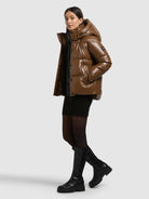  - Image from Khujo | Jacket DEVINA SHINY COPPER BROWN