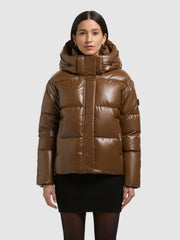 Jacke DEVINA2 SHINY COPPER BROWN