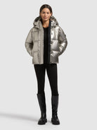  - Image from Khujo | Jacket DEVINA SHINY ROYAL SILVER