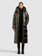  - Image from Khujo | Mantel RUBINA2 SHINY MUD BROWN