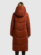  - Image from Khujo | Cappotto PULSET MARRONE SIENNA LUCIDO