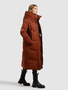  - Image from Khujo | Cappotto PULSET MARRONE SIENNA LUCIDO