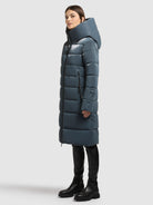  - Image from Khujo | Mantel JILIAS6 SHINY DIM BLUE