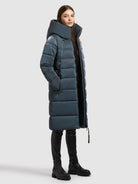  - Image from Khujo | Mantel JILIAS6 SHINY DIM BLUE