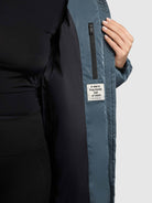  - Image from Khujo | Mantel JILIAS6 SHINY DIM BLUE