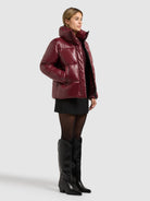  - Image from Khujo | Jacket NALA MAHOGANI RED