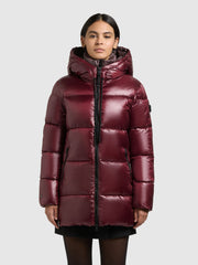 Jacke DASHA 2IN1 (Einsatz herausnehmbar) MAHAGONI RED