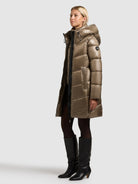  - Image from Khujo | Coat ADRIANA CANE BROWN