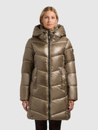  - Image from Khujo | Coat ADRIANA CANE BROWN