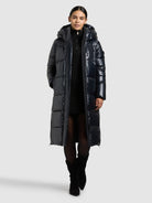  - Image from Khujo | Coat RACHEL2 SHINY MIDNIGHT BLUE