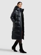  - Image from Khujo | Coat RACHEL2 SHINY MIDNIGHT BLUE