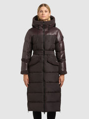 Mantel JULITA2 MOODY PLUM