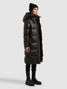  - Image from Khujo | Cappotto COULIN NERO LUCIDO