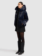  - Image from Khujo | Jacke AUDREY SHINY MIDNIGHT BLUE