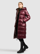  - Image from Khujo | Coat NASHI MAHOGANI RED