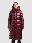  - Image from Khujo | Coat NASHI MAHOGANI RED