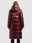  - Image from Khujo | Coat NASHI MAHOGANI RED