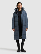  - Image from Khujo | Coat NALU DIM BLUE