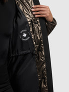  - Image from Khujo | Mantel RACHEL2 SHINY CANE BROWN