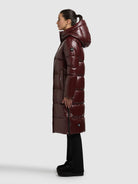 - Image from Khujo | Coat RACHEL2 SHINY MAHOGANY RED