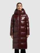  - Image from Khujo | Coat RACHEL2 SHINY MAHOGANY RED