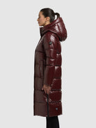  - Image from Khujo | Coat RACHEL2 SHINY MAHOGANY RED
