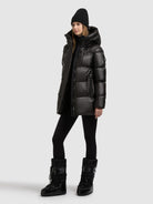  - Image from Khujo | Jacket DROWN SHINY BLACK